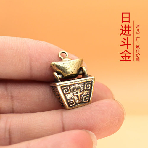 纯黄铜手工匠复古法作旧典藏国风