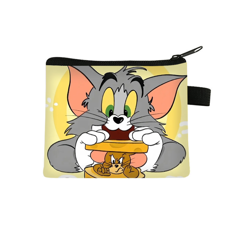 猫和老鼠小学生零钱包可爱的汤姆和杰瑞儿童散钱包压岁钱收纳卡包