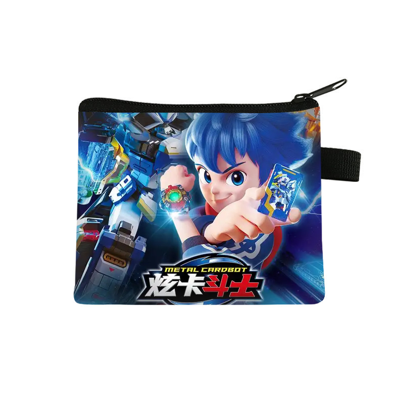 炫卡斗士小学生零钱包硬币零花钱压岁钱收纳包银行卡咖宝卡通包包