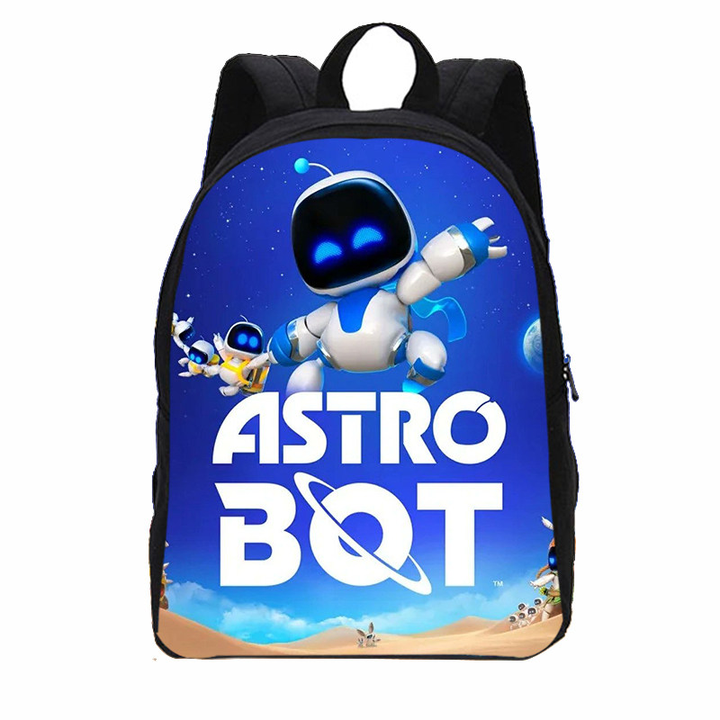 宇宙机器人幼儿园书包单层大容量小学生双肩包卡通游戏周边背包潮