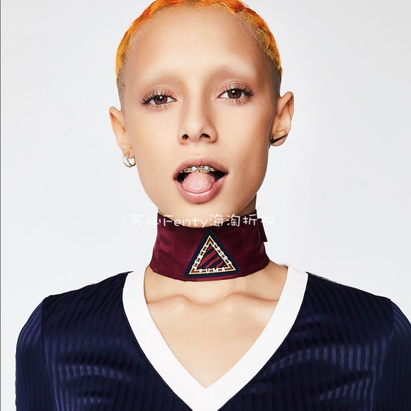 现货 Puma Fenty Choker蕾哈娜绑带丝绸颈饰走秀限量黑标绝版联名