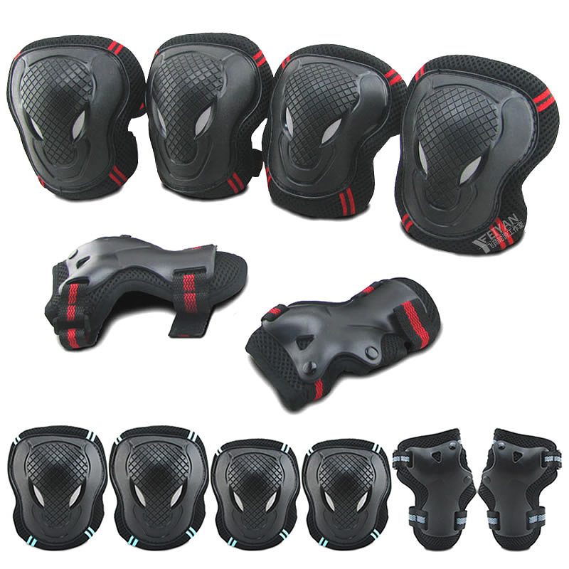 成人轮滑护具套装LKP溜冰护具6件套女男滑板滑冰运动速滑护膝