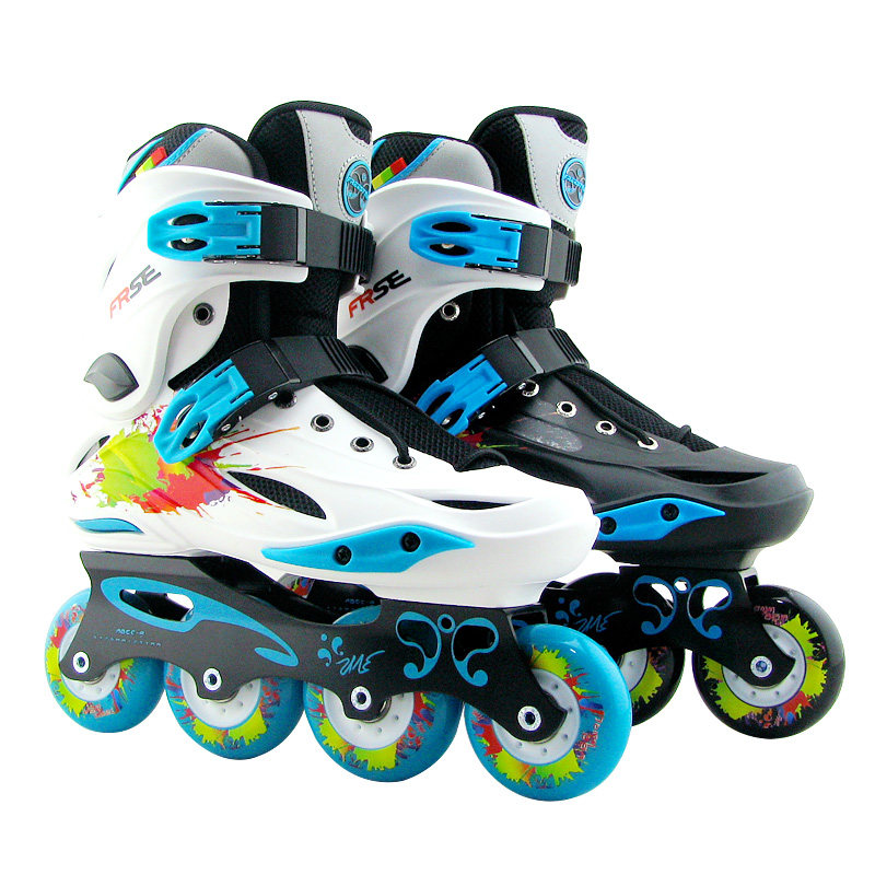 费斯M1轮滑鞋成人旱冰直排轮男女专业平花鞋溜冰鞋成年Freestyle