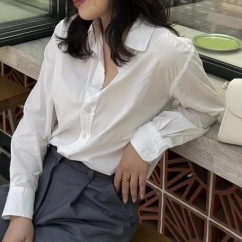 经典小马标老钱风衬衫亚麻男女款