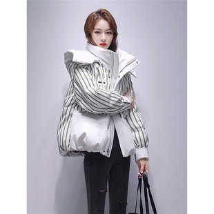 秋冬款时尚年轻潮流羽绒棉服女款休闲短款小个子2025新款高端外套