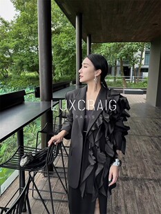 高级设计感小西装 LUXCRAIG法式 新款 韩版 外套上衣半身裙两件套套装