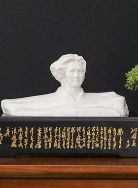 伟人领袖陶瓷半身像摆件