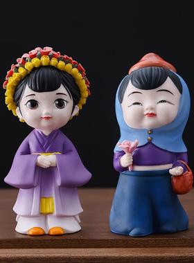白夜童话猫将军可爱装饰品