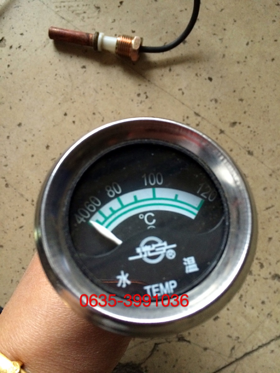 时风单缸拖拉机小四轮 水温表 时风单缸拖拉机 水温表 直感水温表