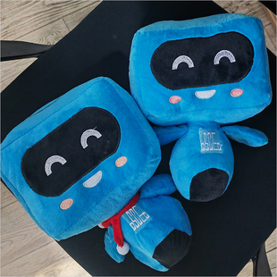 现货中建蓝宝吉祥物布衣公仔中建蓝宝宝毛绒卡通中建玩偶大号