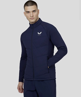 Castore Protek系列高性能男士户外运动拉链棉外套