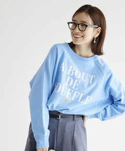 高克重宽松版 日本ur旗下 name女士24新款 圆领卫衣 hear