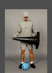 日本足球潮牌Luzesombra 24新款男士户外运动休闲半拉链套头外套