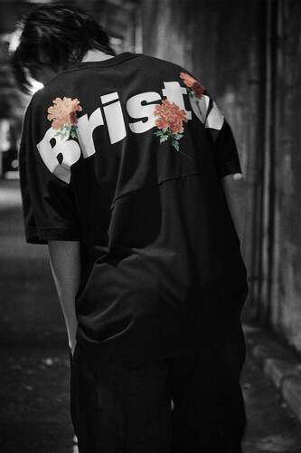 FCRB×山本耀司合作款 男女同款宽松版休闲圆领T恤
