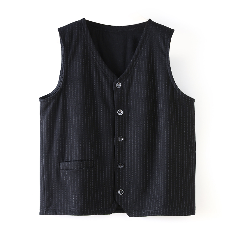 100%桑蚕丝填充男士绅士马甲