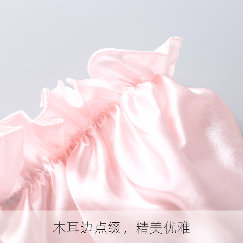 100% MULBERRY SILK COMFORTABLE NIGHTCAP SHOWER CAP SILK WATERPROOF AND DUSTPROOF HOME CASUAL LONG HAIR CARE HAIR COVER BANDANA
