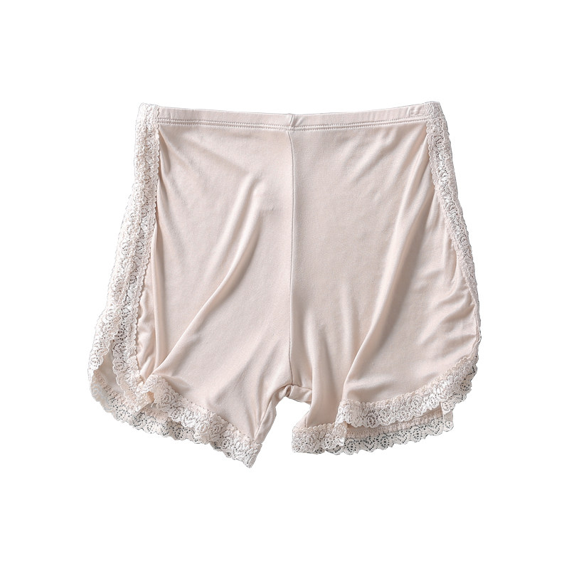 夏季真丝打底裤桑蚕丝衬裤裙裤防走光三分安全裤睡裤女宽松不卷边