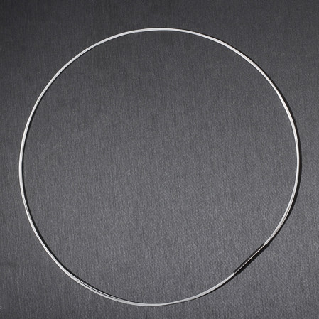 珍珠银项链绳吊坠挂绳编织项链