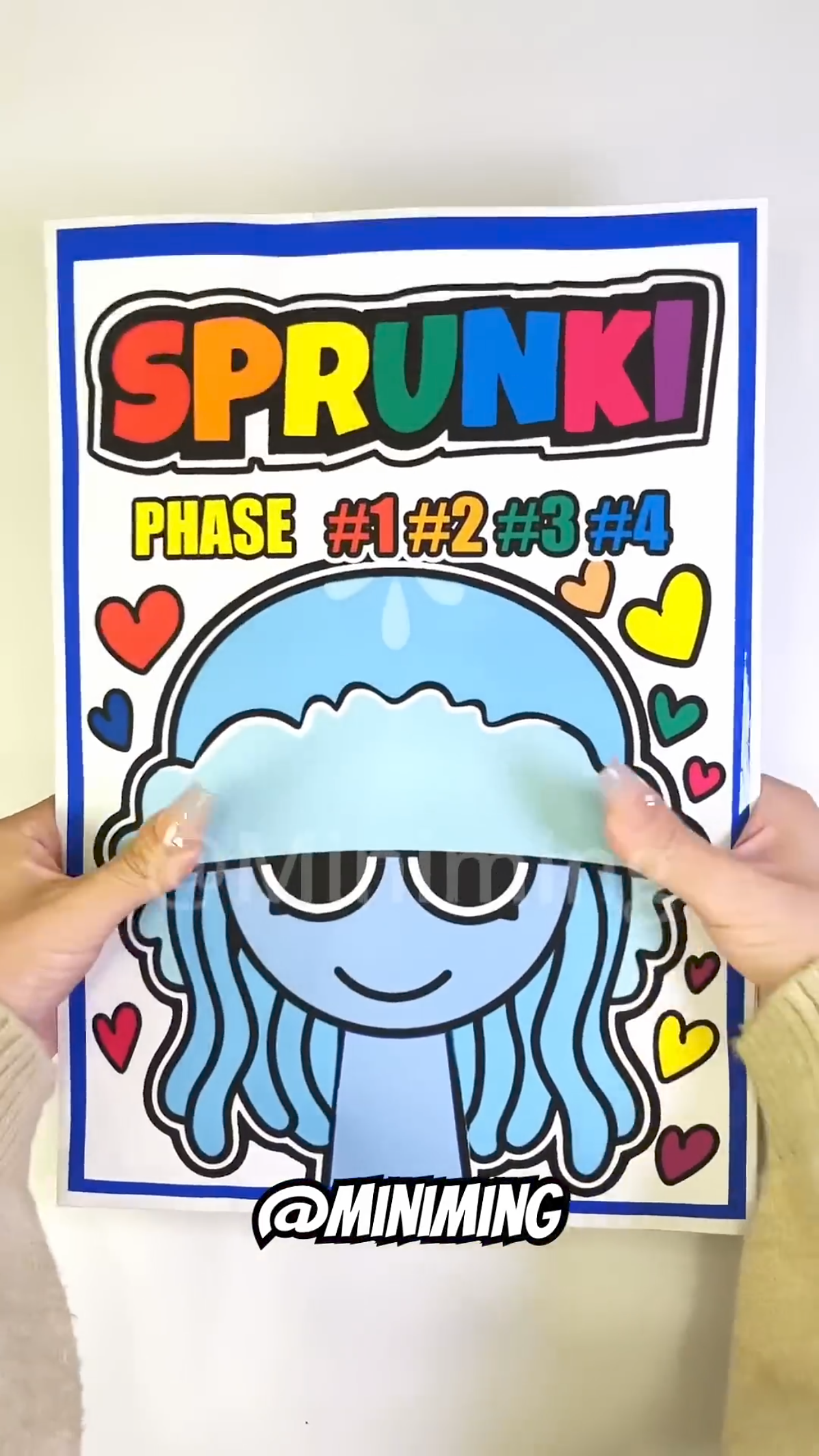 新款节奏盒子模组水母冰淇淋妹妹四阶段盲袋手工玩具DIY图纸材料