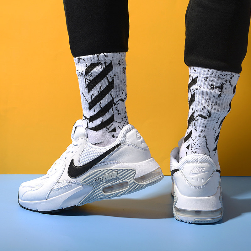 nike耐克板鞋男airmax气垫运动休闲鞋aj白色跑步鞋官方官网