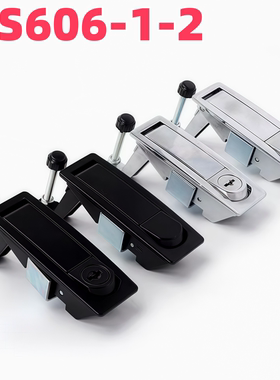 MS606-1-2平面执手锁 电柜箱弹跳锁 机械设备门锁铁皮柜锁MS719