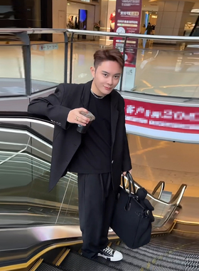 3AM大东明星同款宽松演出走秀跳舞美发造型发型师男西服套装1068