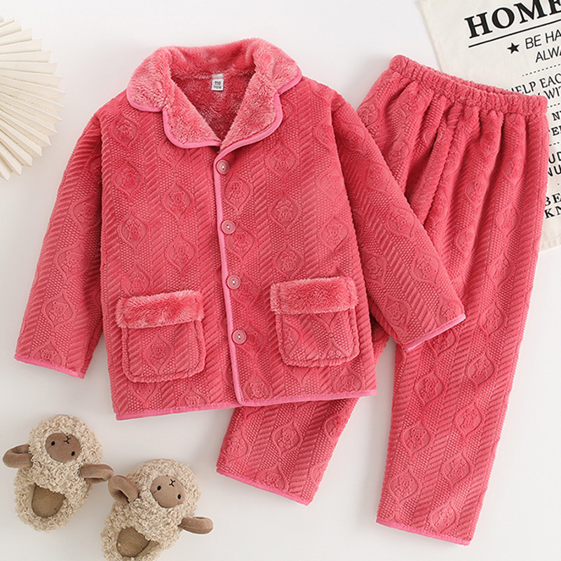 双层加厚睡衣抗静电秋冬季