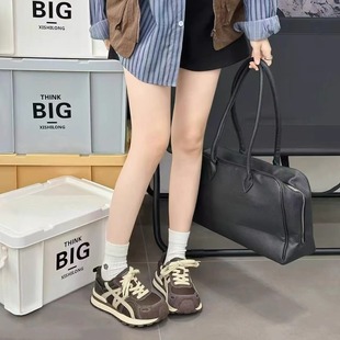 轻便柔软防滑韩版 新款 舒适百搭 2025专柜冬季 6003女士加绒休闲鞋