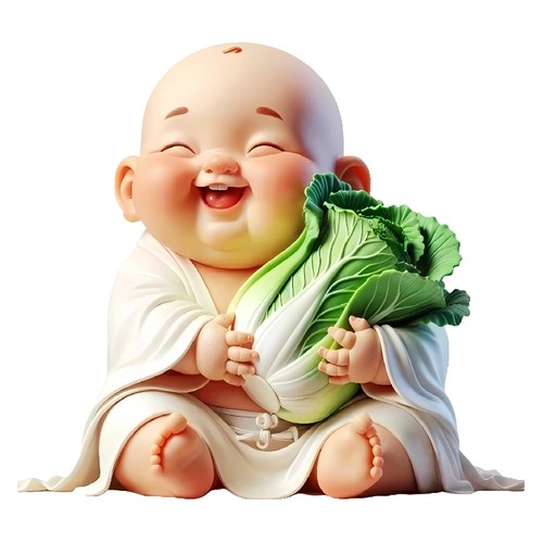 百财娃娃招财贴画装饰墙贴自粘玻璃门贴车贴客厅玄关商铺防水贴纸