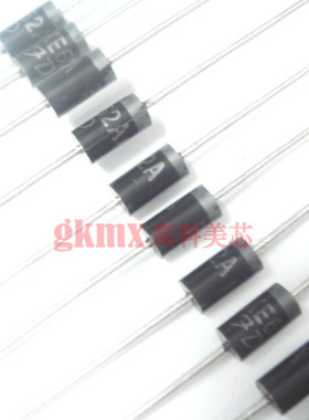 高科美芯 瞬变二极管P6KE62A单向62V DO-201直插 10个8元