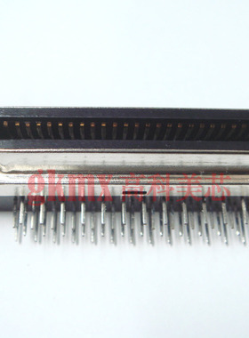 接插件 SCSI插座50芯 曲线公头 90度弯针焊板 18元/PCS