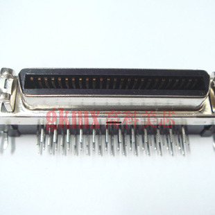 接插件 SCSI插座50芯 曲线公头 90度弯针焊板 18元/PCS