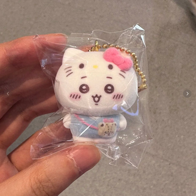 chiikawa三丽鸥联名植绒挂件
