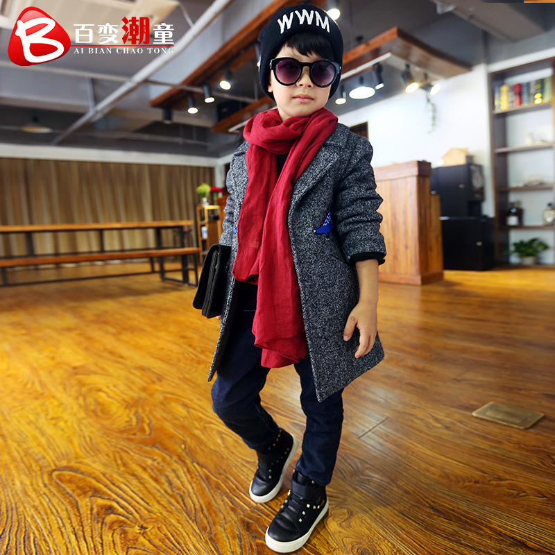 Manteau pour garcon en de laine - Ref 2161199 Image 1