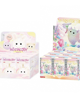 POPMART泡泡玛特INSTINCTOY毛怪·秘境花园系列盲盒玩具礼物摆件