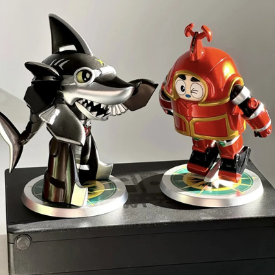 正版万代铁甲小宝盲盒第二弹系列鲨鱼辣椒卡布达潮玩摆件男生礼物