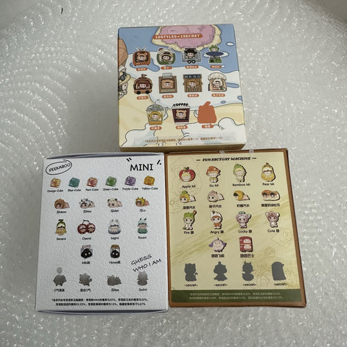 Heyone黑玩迷你MINI萌粒盲袋123系列无事小妖怪盲盒摆件女生手办