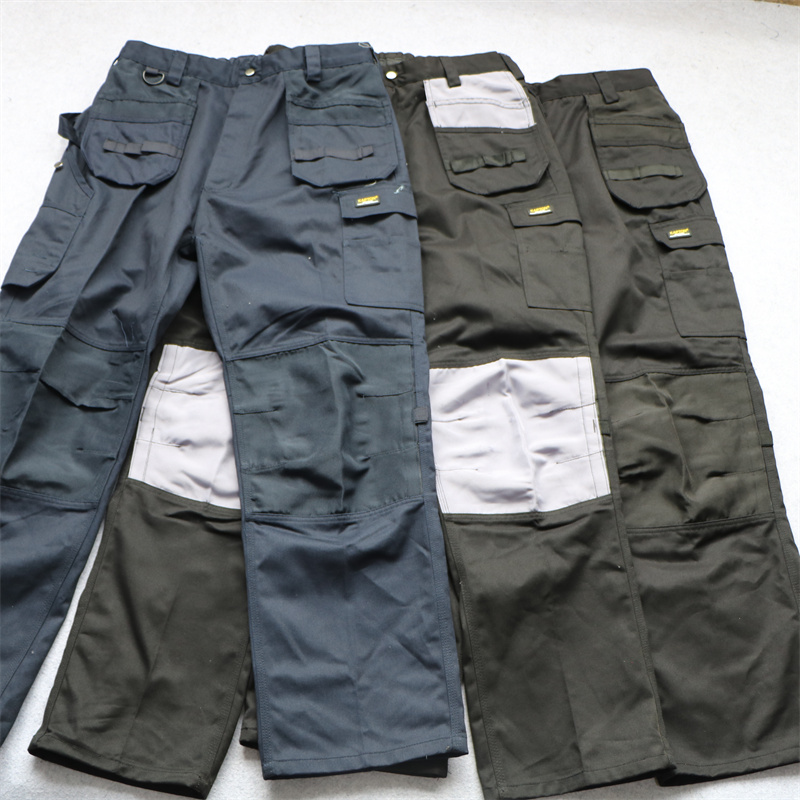 美单特大码男士多兜挂袋耐磨工装裤多功能直筒牛津护膝长裤滑板裤