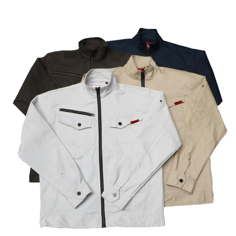 涤棉弹力立领外套时尚春秋夹克