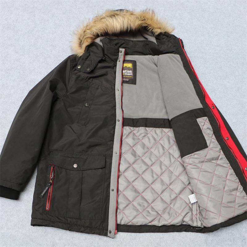 外贸尾单男士冬季连帽棉服