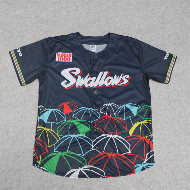 出口日本单夏季男女情侣棒球服开衫速干短袖训练服半袖球衣T恤