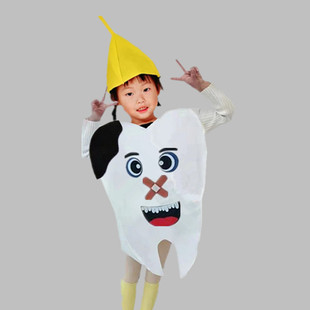 儿童牙细菌大作战表演服牙齿表演服病菌病毒牙虫牙细菌大战表演服