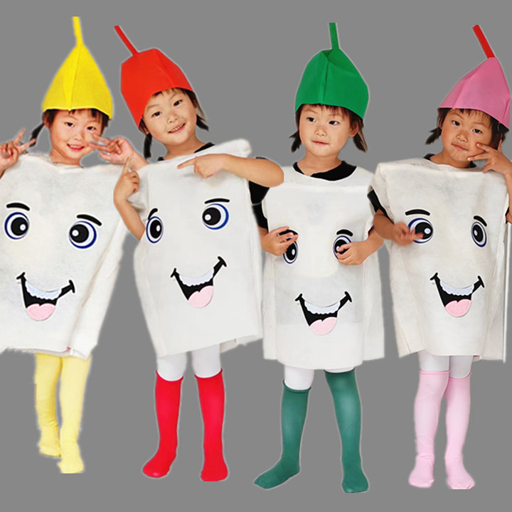 牙细菌大战演出服幼儿园大战表演服情景剧大作战衣服牙刷牙齿道具
