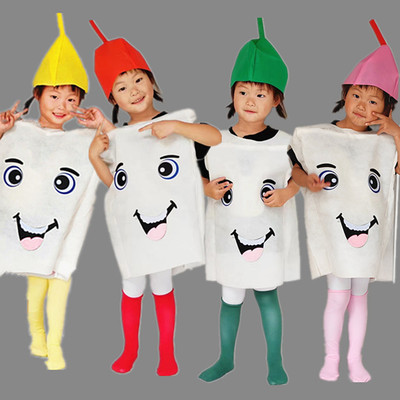 牙细菌大战演出服幼儿园大战表演服情景剧大作战衣服牙刷牙齿道具