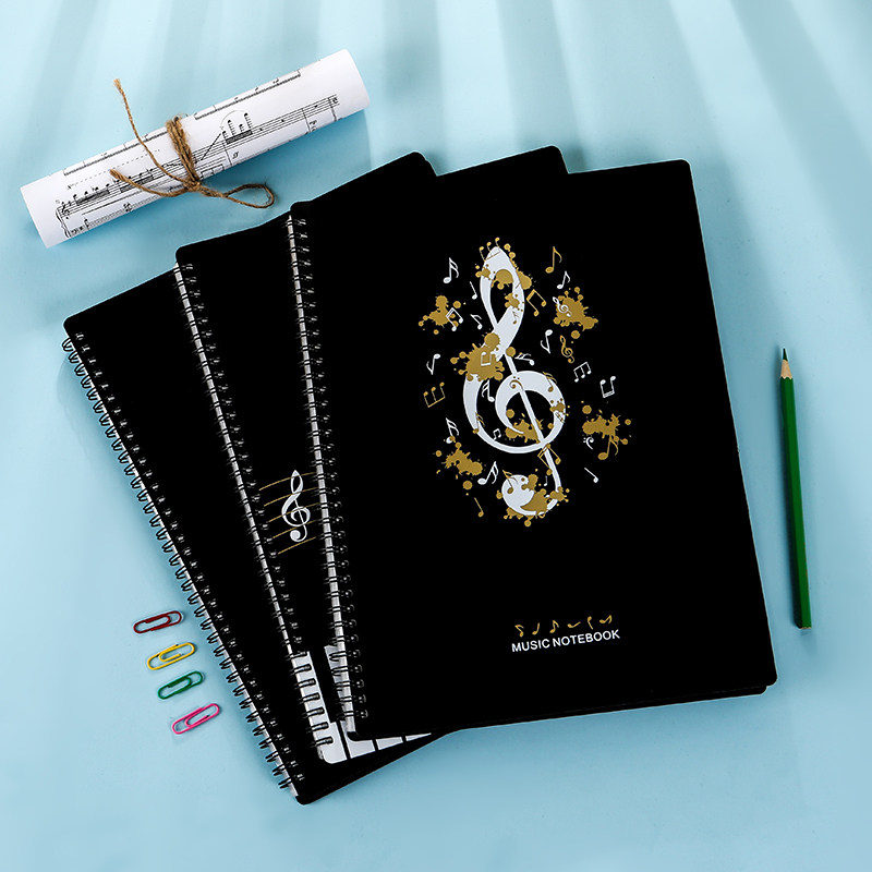 A4 투명 삽입 악보 클립 피아노 기타 드럼 악보 클립 저장 도서 폴더 학생 오케스트라 사용자 정의
