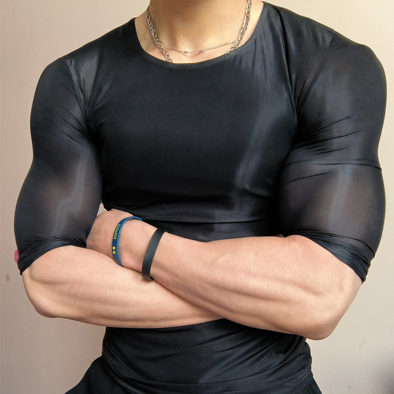 栖光男士上衣透气长袖t恤体能高弹力紧身衣肌肉运动健身衣训练服,运动服/休闲服装,健身衣,淘宝优惠券,粉丝福利购,淘宝优惠卷