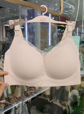 十月独宠2279哺乳内衣孕前孕后上开扣BCD轻薄零束缚净面喂奶文胸