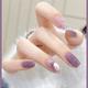 新款 手工定制穿戴甲高级感显白仙女梦幻紫美甲贴片成品假指甲贴