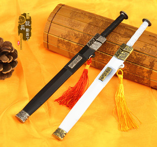 1:6古代兵器武器模型 古剑八方汉剑 降龙剑赤壁八面神剑兵人配件