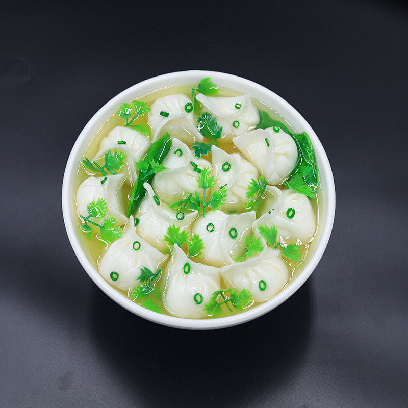 仿真煮水饺模型食物食品模型仿真水饺模型